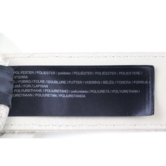 CLASSIC BEIGE CANVAS POLYESTER 1 5/8"Wd DRESS CASUAL WOMEN'S BELT Size S (t61 - Picture 6 of 12